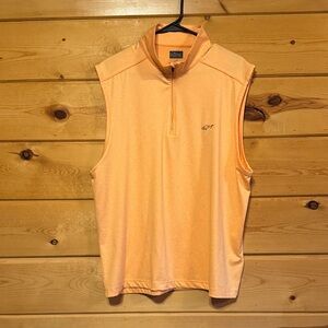 Greg Norman Collection Orange Sleeveless Pullover - NWOT